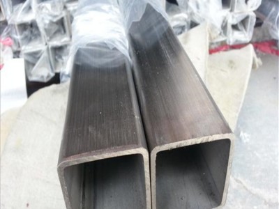拉絲304不銹鋼矩形管100*200*3.0*4.0*5.0mm 不銹鋼工業扁管現貨