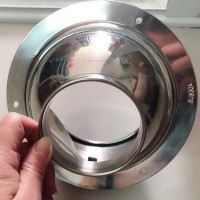 不銹鋼可調球形噴口 煙罩球型新風噴口 新風口不銹鋼球形風口