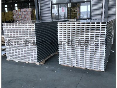 5cm機制玻鎂板 外墻建筑復(fù)合彩鋼防火凈化板 金虹中空玻鎂板