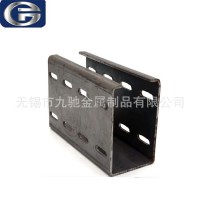 無錫廠家供應 鏈條C型槽滑軌 打孔C型鋼 貨架型鋼現貨