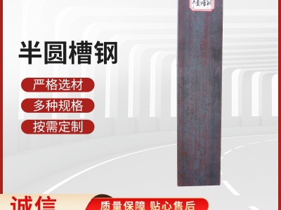 廠家批發供應 熱軋半圓凹型鋼